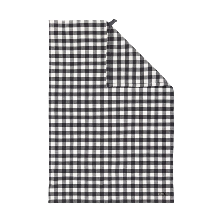 Ernst kitchen towel checkered 47x70 cm - Grey-blue-white - ERNST