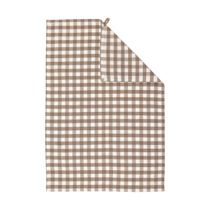 Ernst kitchen towel checkered 47x70 cm - Mole-white - ERNST