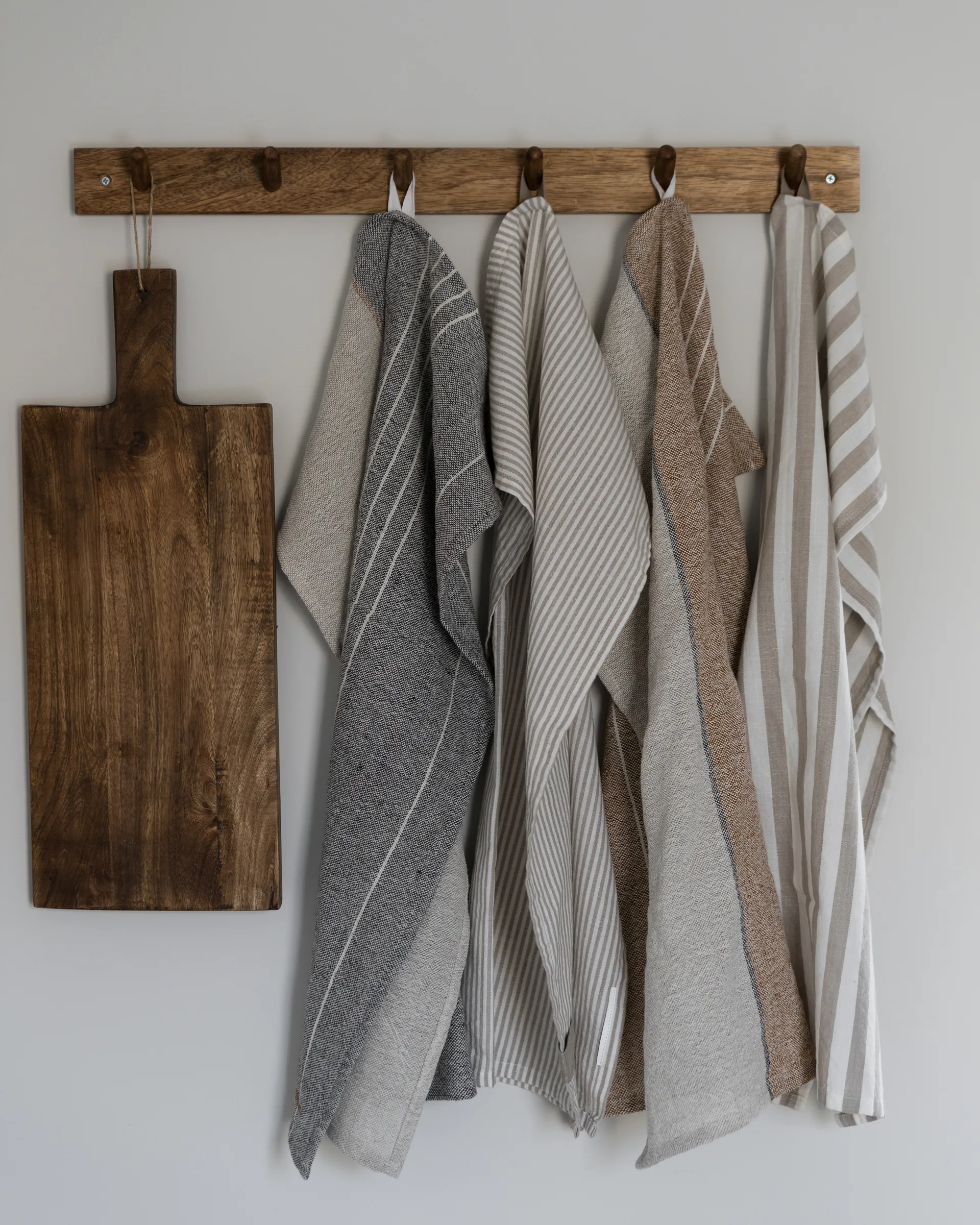 Ernst kitchen towel half linen 47x70 cm, Caramel-natural ERNST