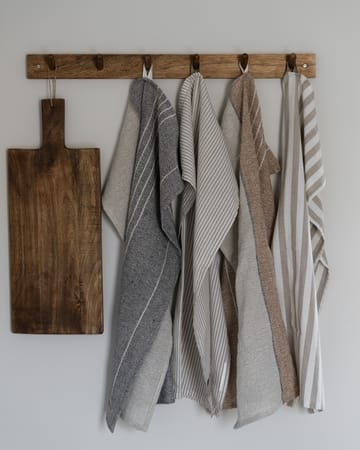 Ernst kitchen towel half linen 47x70 cm - Caramel-natural - ERNST