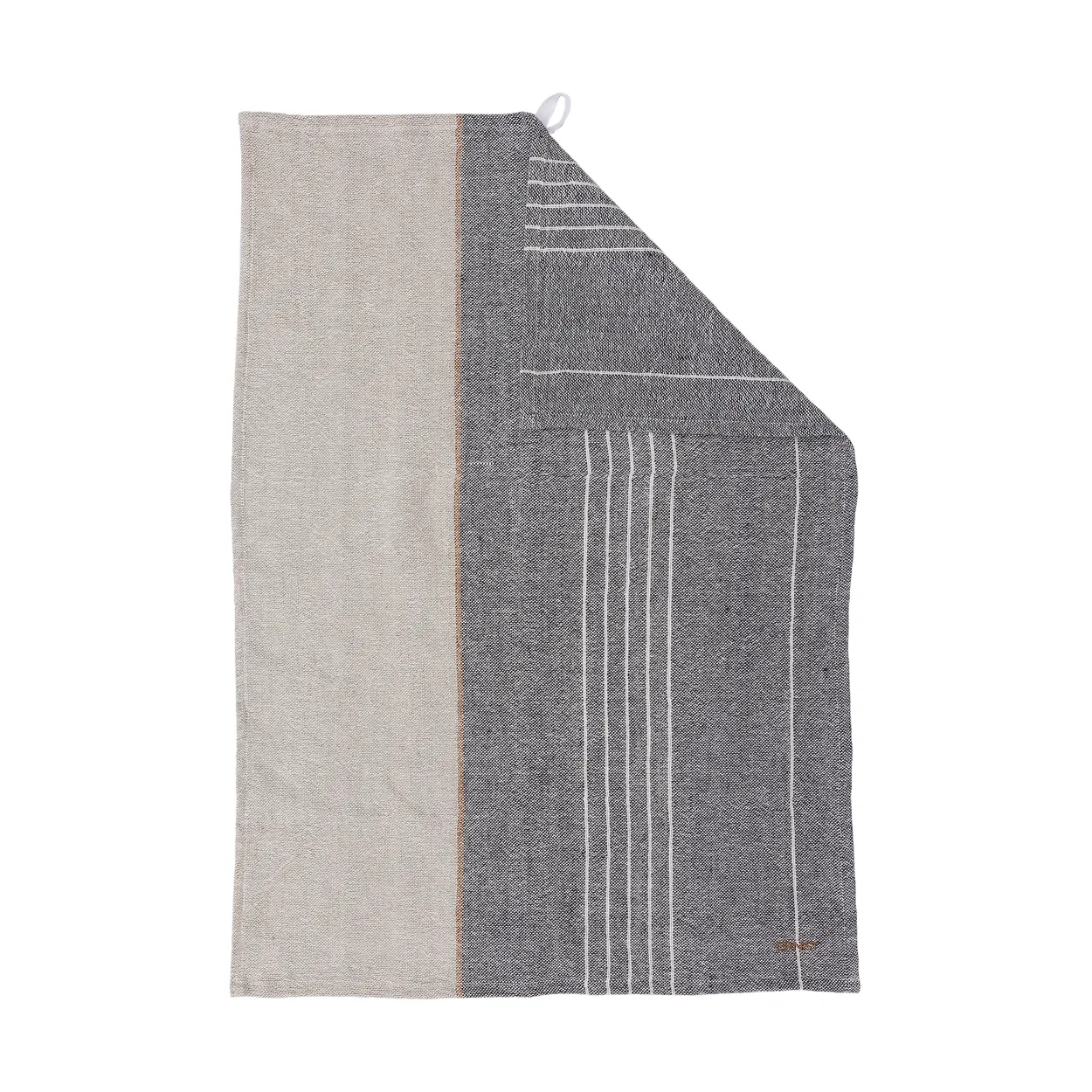 Ernst kitchen towel half linen 47x70 cm Grey-natural
