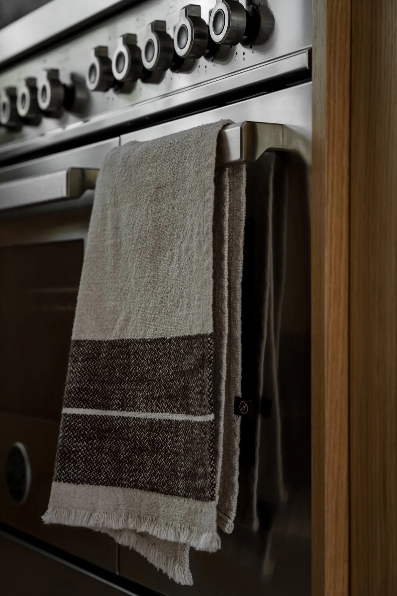 Ernst kitchen towel, Natural-white-brown, 45x70 cm ERNST