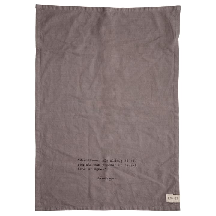 Ernst kitchen towel quote Bröd - grey - ERNST