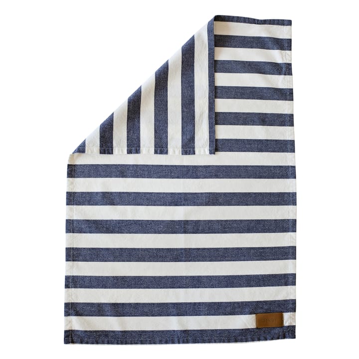 Ernst kitchen towel stripy,47x70cm - blue - ERNST