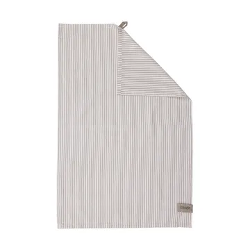 Ernst kitchen towel thin stripes 47x70 cm - Beige-white stripe - ERNST