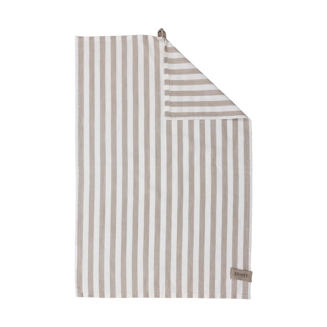 Ernst kitchen towel wide stripes 47x70 cm Beige-white stripe