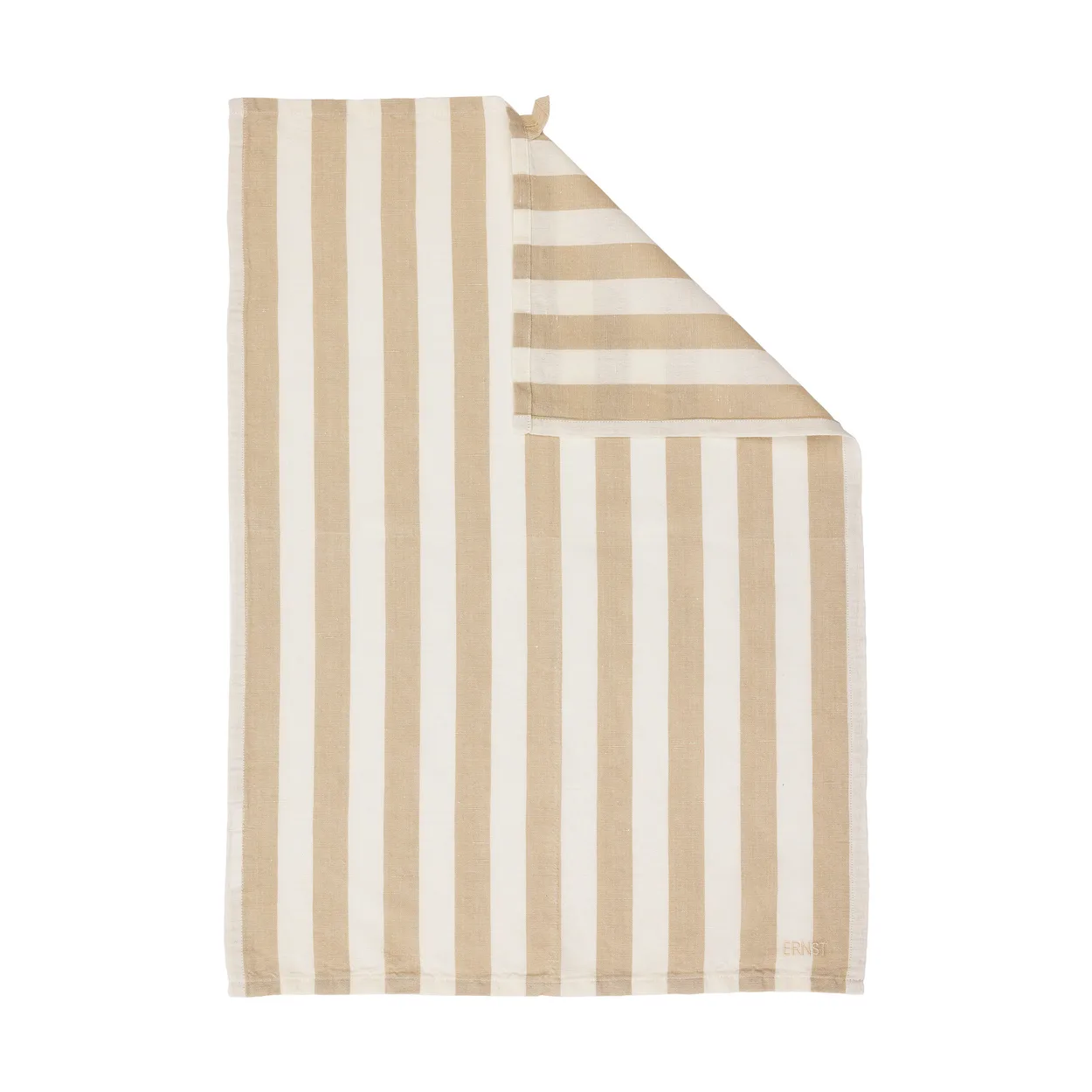 Ernst kitchen towel wide stripes 47x70 cm Beige-white