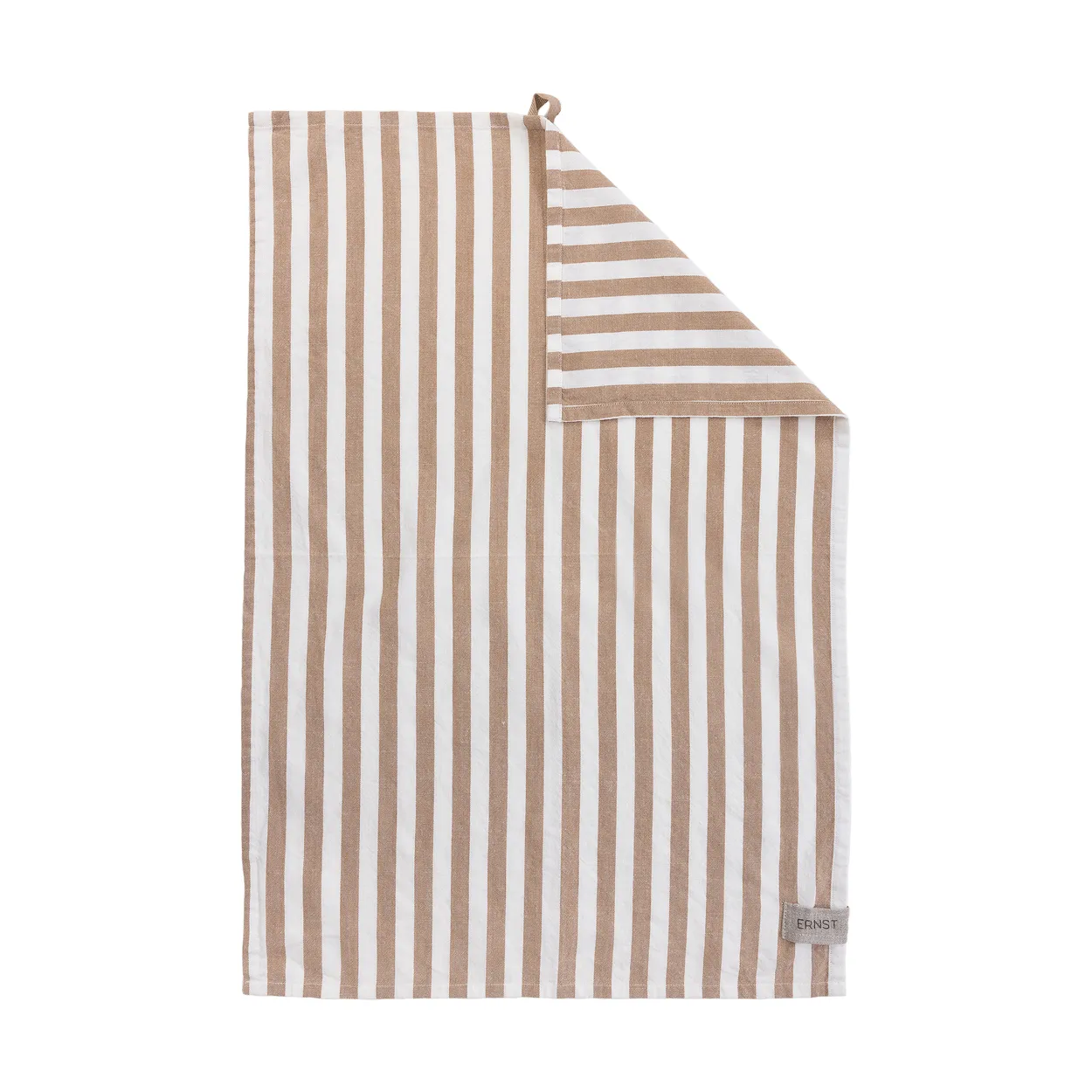 Ernst kitchen towel wide stripes 47x70 cm Kola white