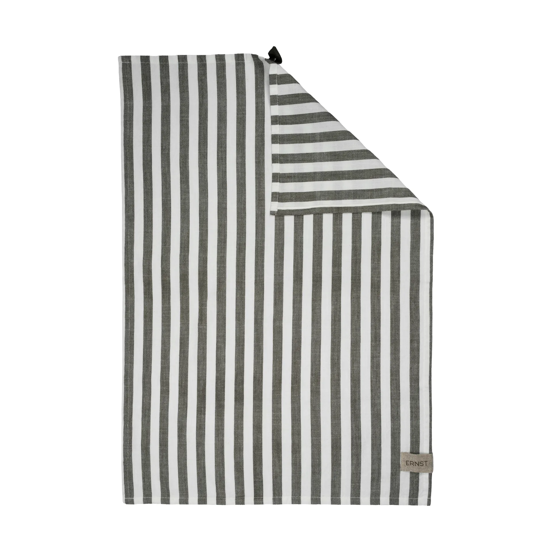 Ernst kitchen towel wide stripes 47x70 cm, Sage-white ERNST