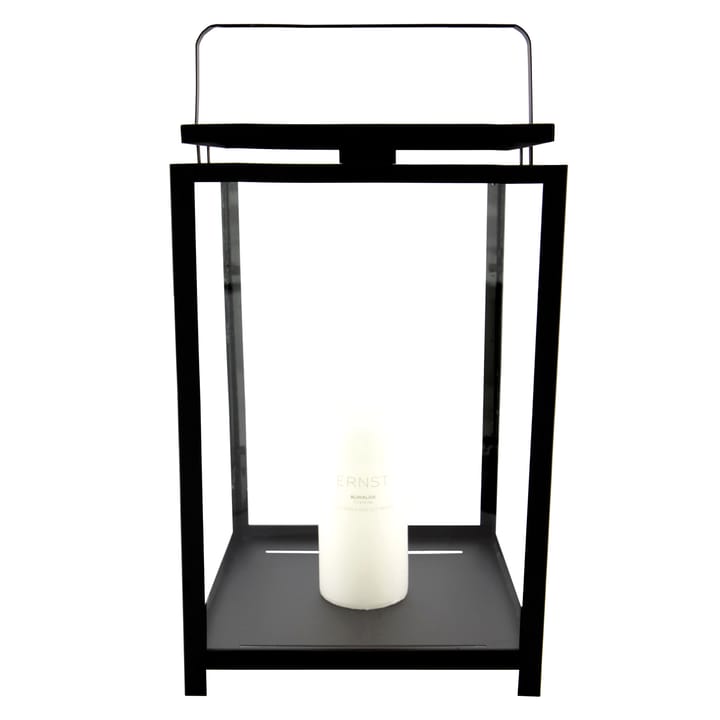 Ernst lantern for block candle 47 cm - Black - ERNST