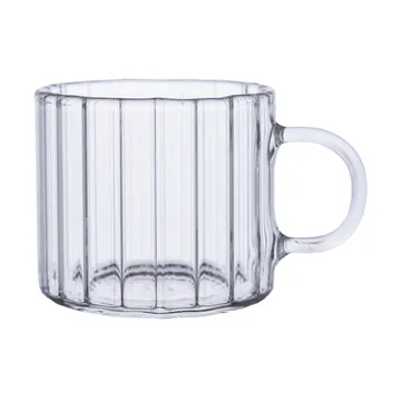 Ernst mulled wine glass ribbed 10 cl - Clear - ERNST