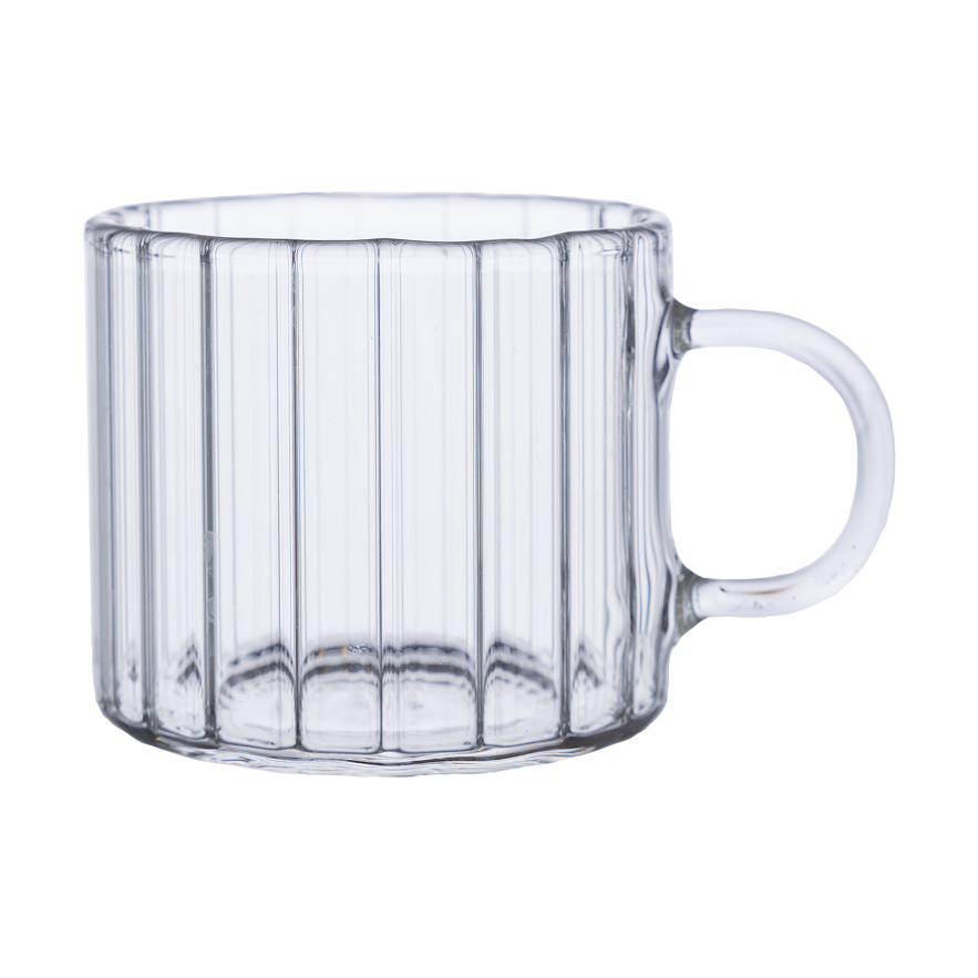 Ernst mulled wine glass ribbed 10 cl Clear | Scandinavian Design | Glögg & Mulled wine mugs | Transparent