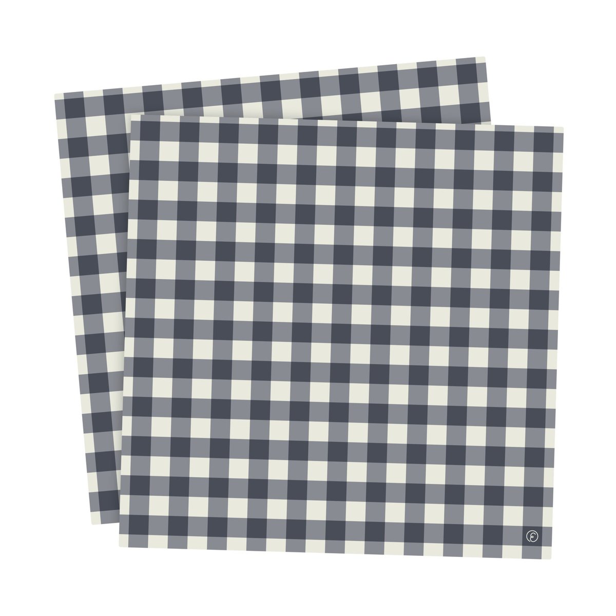 ERNST Ernst napkin checkered 33x33 cm 20-pack Blue-light grey