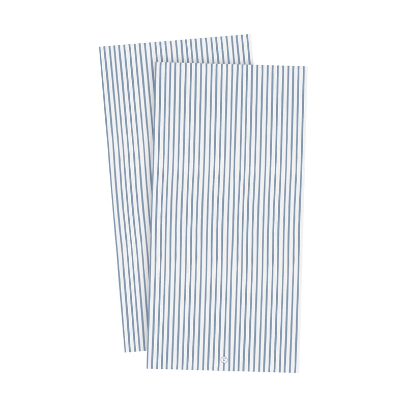 ERNST Ernst napkin striped 10x20 cm 20-pack Light blue-white