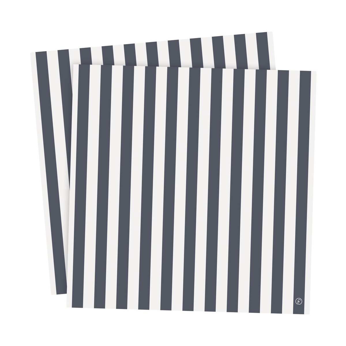 ERNST Ernst napkin striped 33x33 cm 20-pack Blue-white
