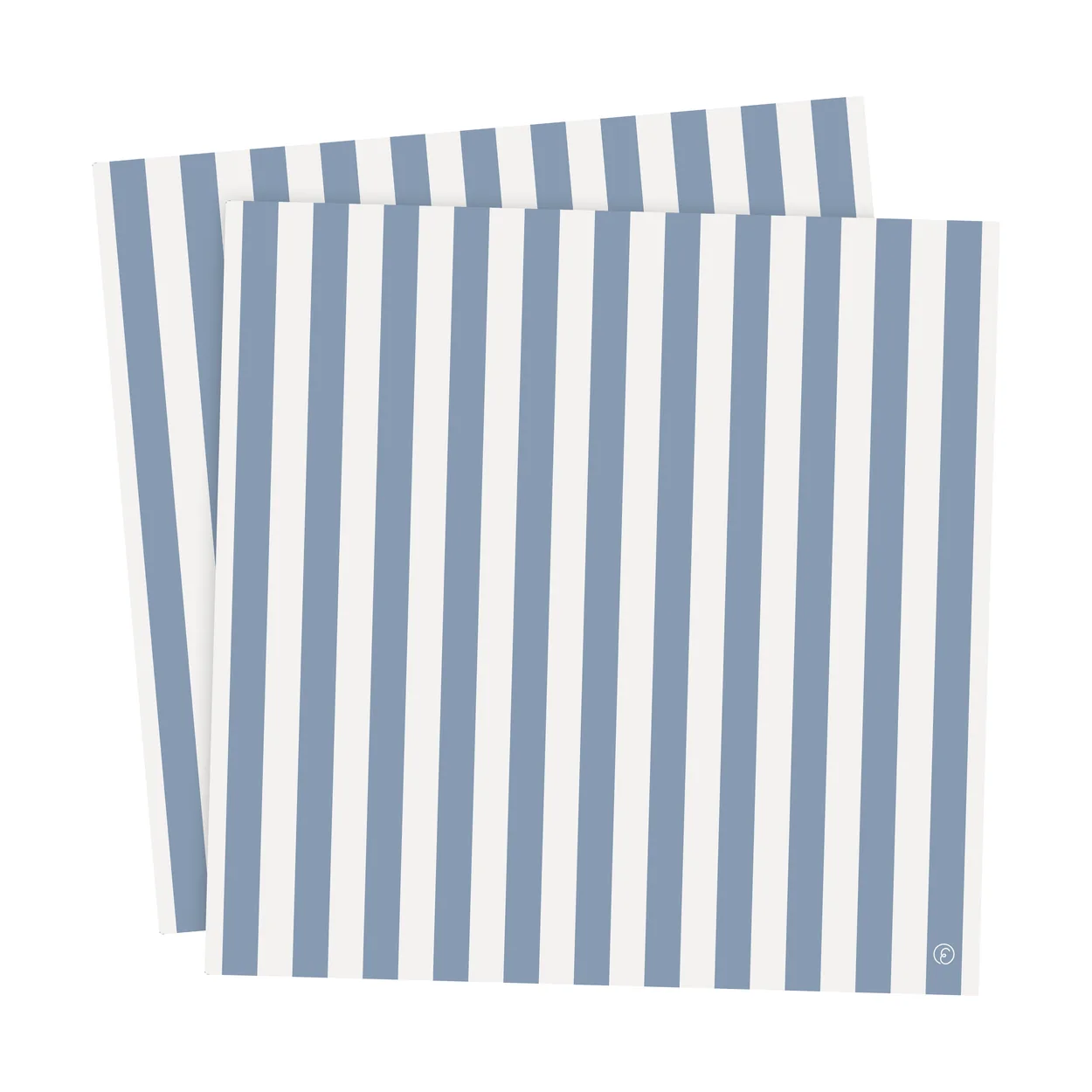 Ernst napkin striped 33x33 cm 20-pack Light blue-white