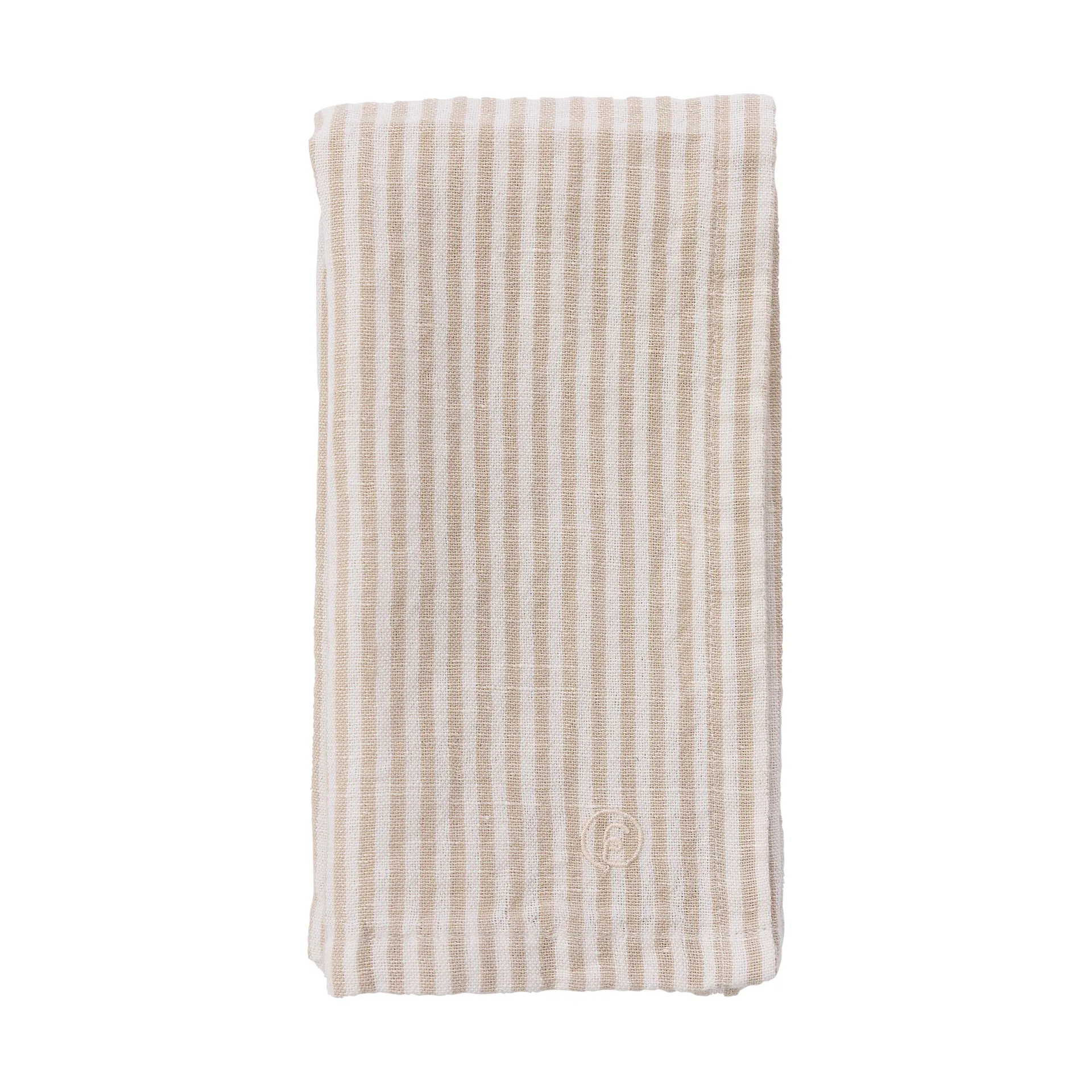Ernst napkin thin stripes 40x40 cm, Beige-white ERNST
