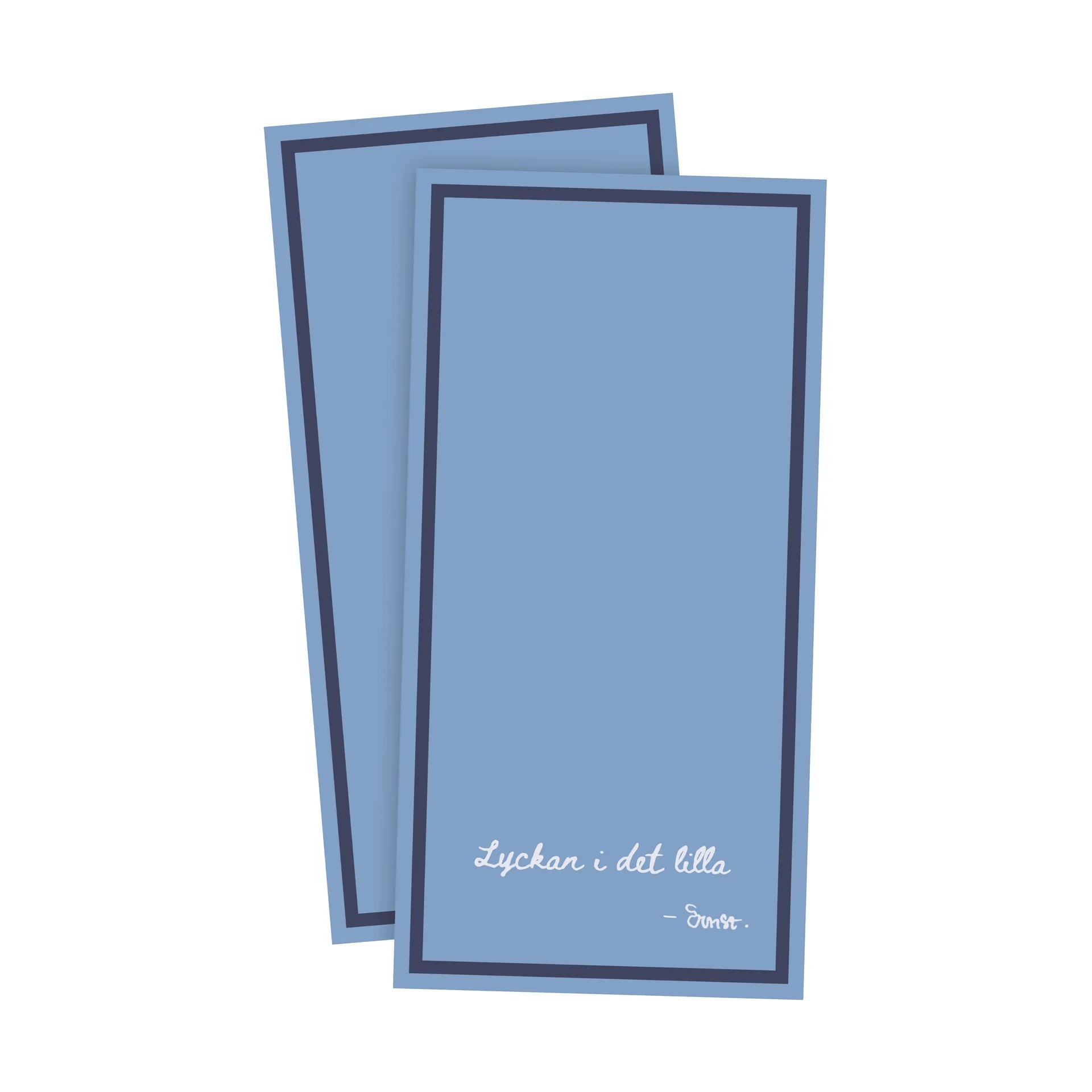 Ernst napkin with quote Lycka i det lilla 20-pack, Blue ERNST