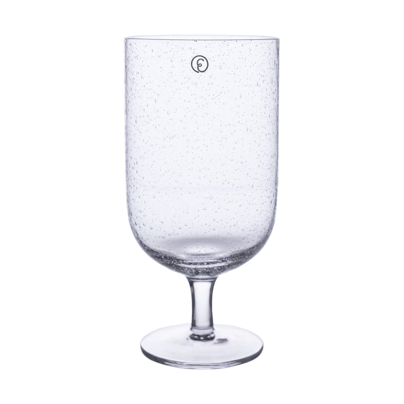 ERNST Ernst oil glass bubbly glass 45 cl 2-pack Clear