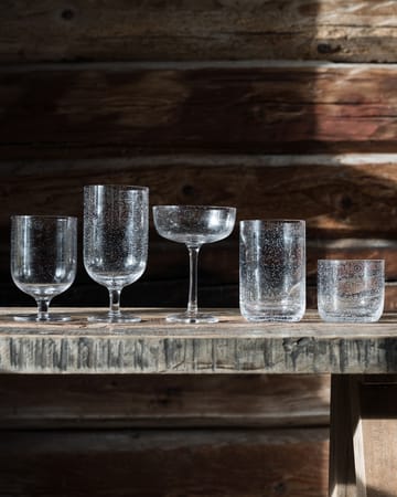 Ernst oil glass bubbly glass 45 cl 2-pack - Clear - ERNST