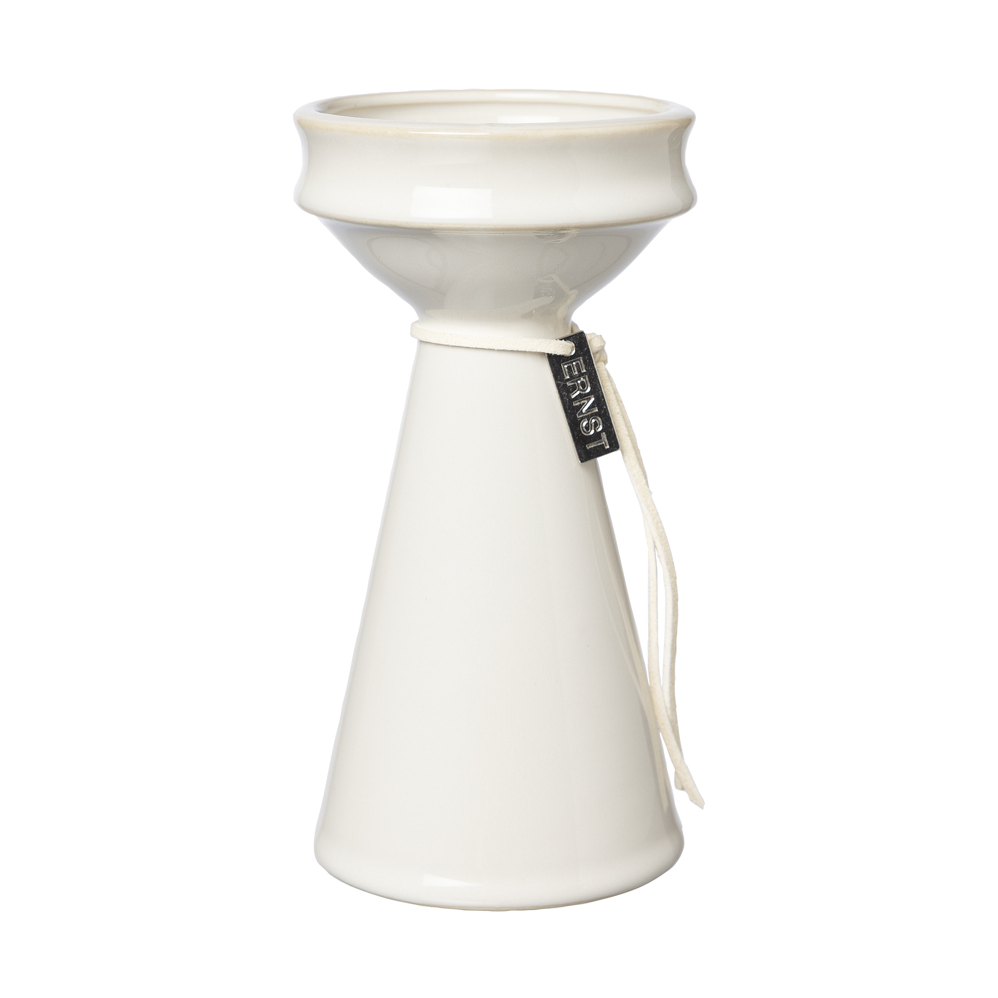 Ernst onion vase 16 cm Natural white | Scandinavian Design | Vases | White
