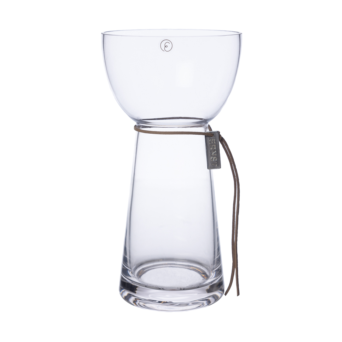 ERNST Ernst onion vase glass 19 cm | Scandinavian Design | Vases | Transparent