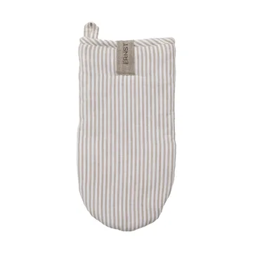 Ernst oven mitt striped - Beige-white stripe - ERNST