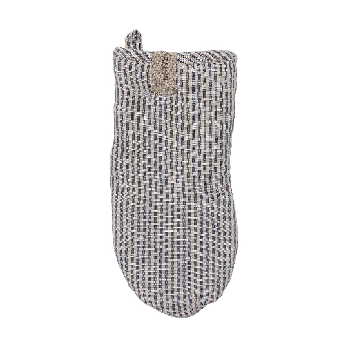 ERNST Ernst oven mitt striped Blue-beige