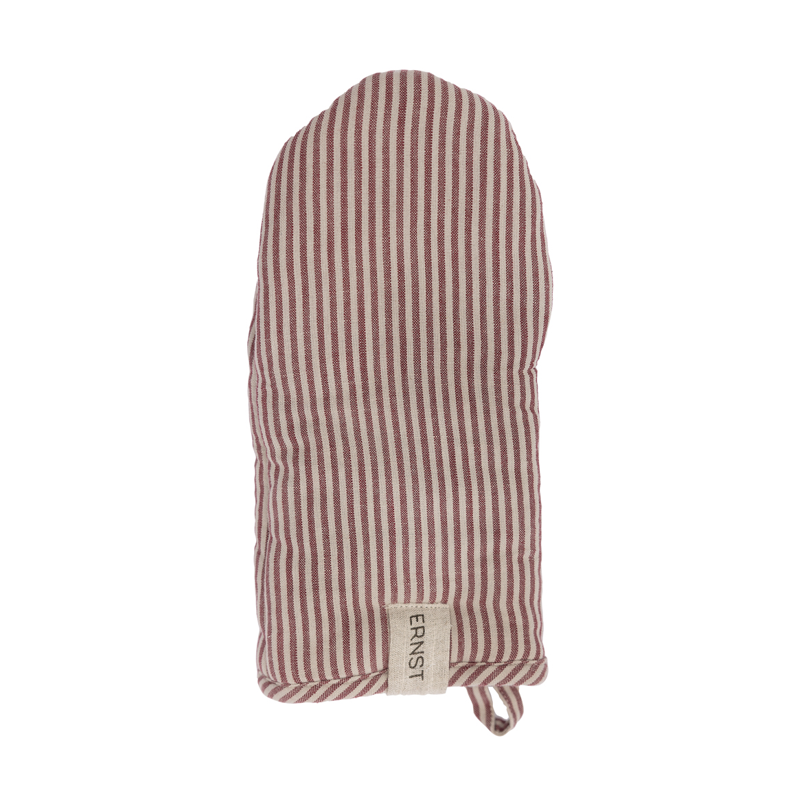 Ernst oven mitt striped Red-beige | Scandinavian Design | Oven mitts, gloves & pot holders | Red