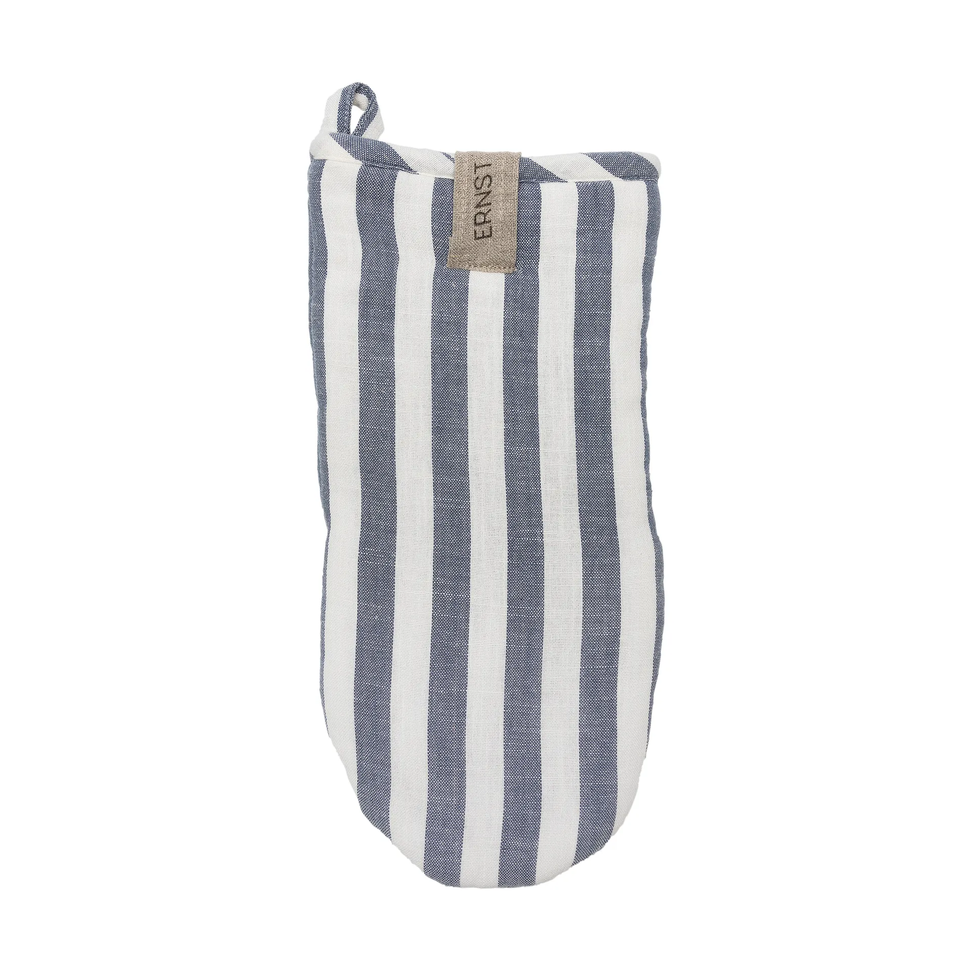 Ernst oven mitt wide stripes, Blue-white ERNST