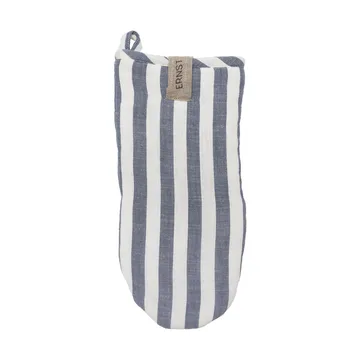 Ernst oven mitt wide stripes - Blue-white - ERNST