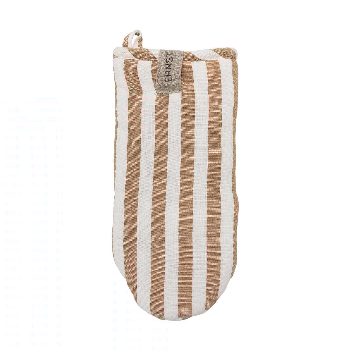 ERNST Ernst oven mitt wide stripes Kola white