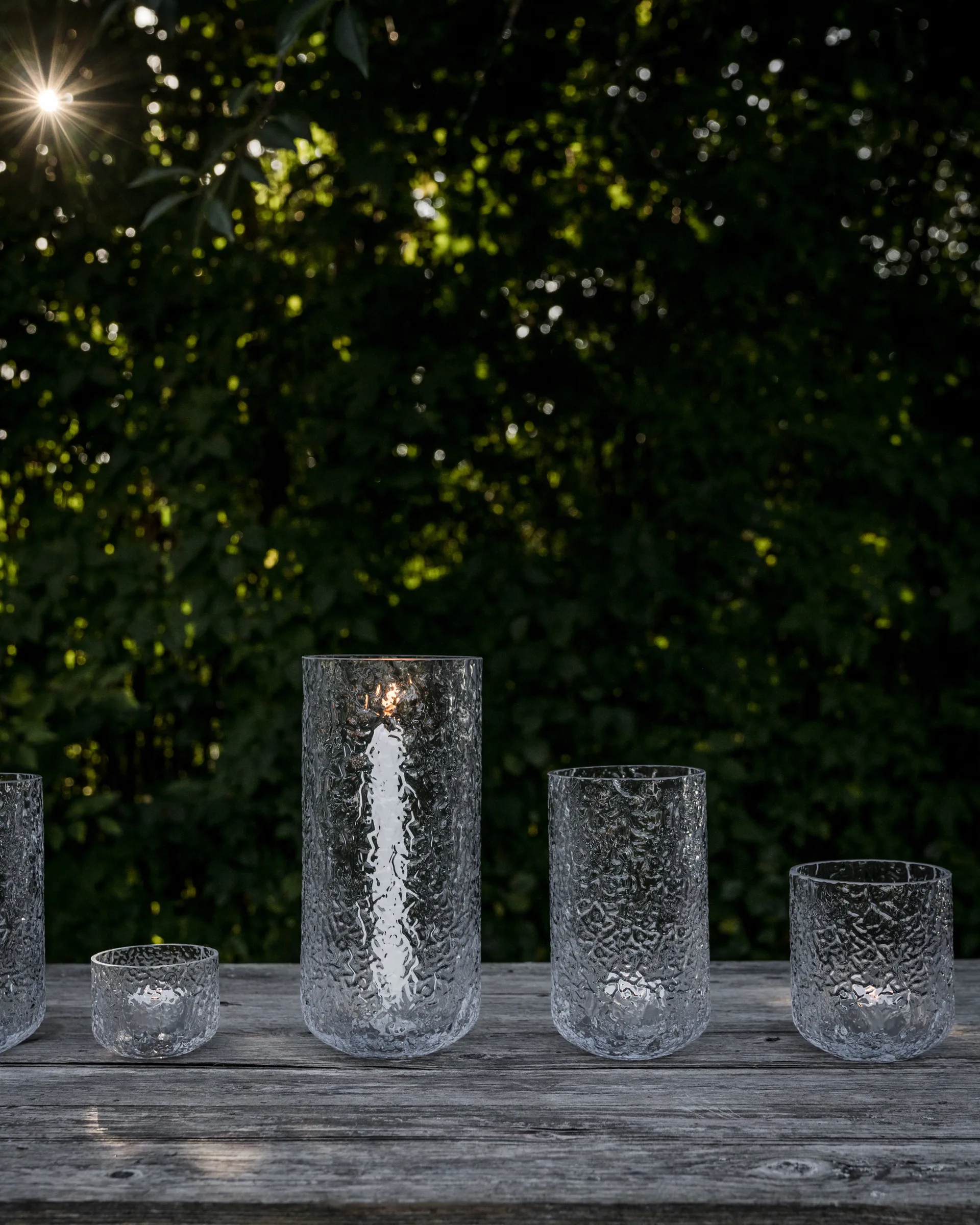 Ernst patterned candle holder, Ø8x6 cm ERNST