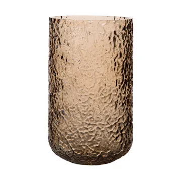 Ernst patterned vase/candle holder - Amber, Ø9x15 cm - ERNST