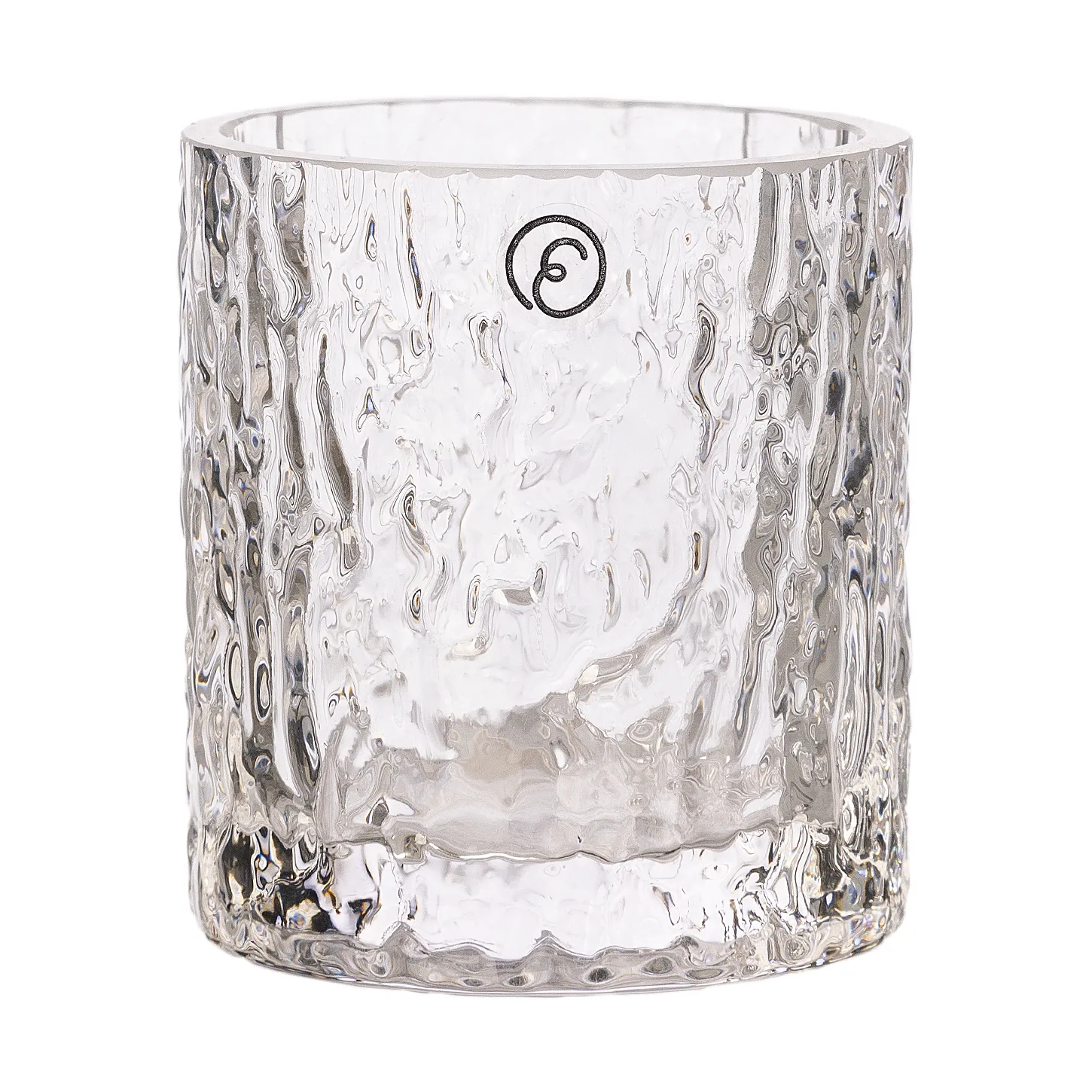 Ernst patterned vase/candle holder, Clear, Ø5.3x6.5 cm ERNST