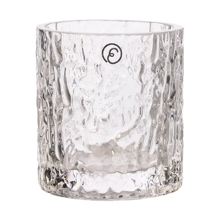 Ernst patterned vase/candle holder - Clear, Ø5.3x6.5 cm - ERNST