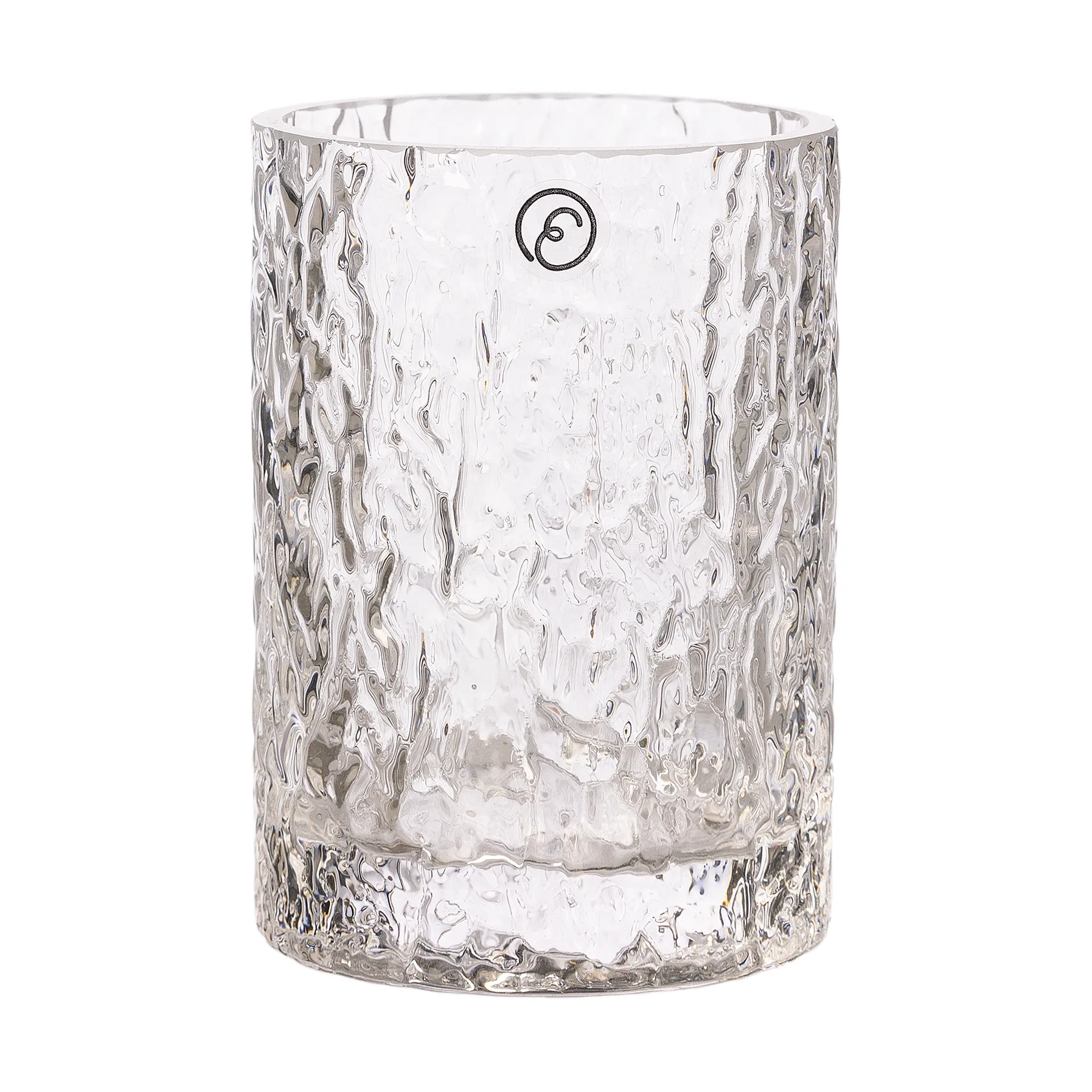 Ernst patterned vase/candle holder, Clear, Ø5.3x8.5 cm ERNST