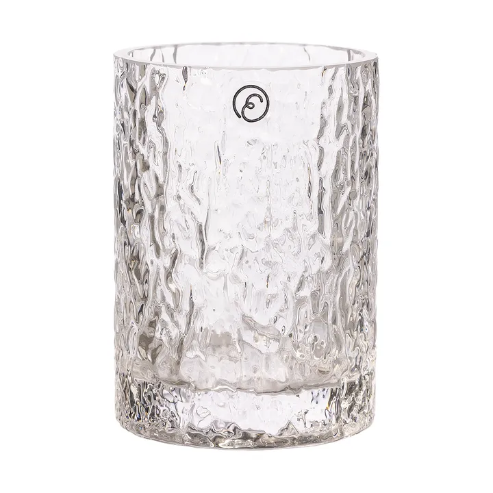 Ernst patterned vase/candle holder - Clear, Ø5.3x8.5 cm - ERNST