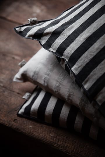 Ernst pillowcase striped 40x60 cm - Brown-beige - ERNST