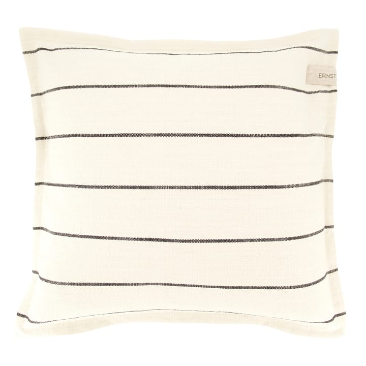 Ernst pillowcase stripped 50x50 cm, Natural-black ERNST
