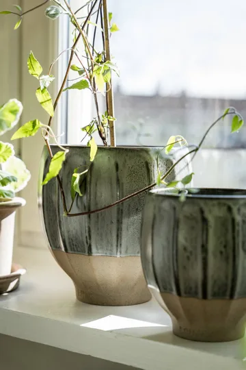 Ernst plant pot - Grey-natural, Ø14x14 cm - ERNST