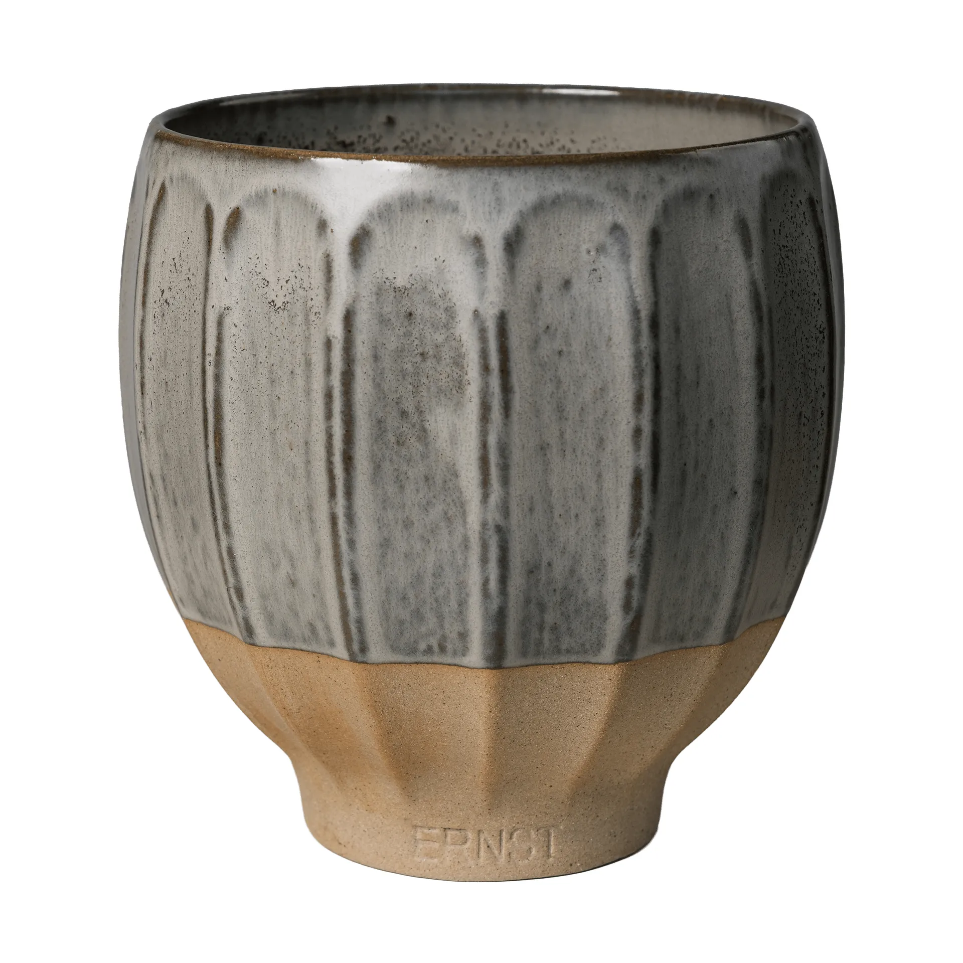 Ernst plant pot, Grey-natural, Ø18x18 cm ERNST