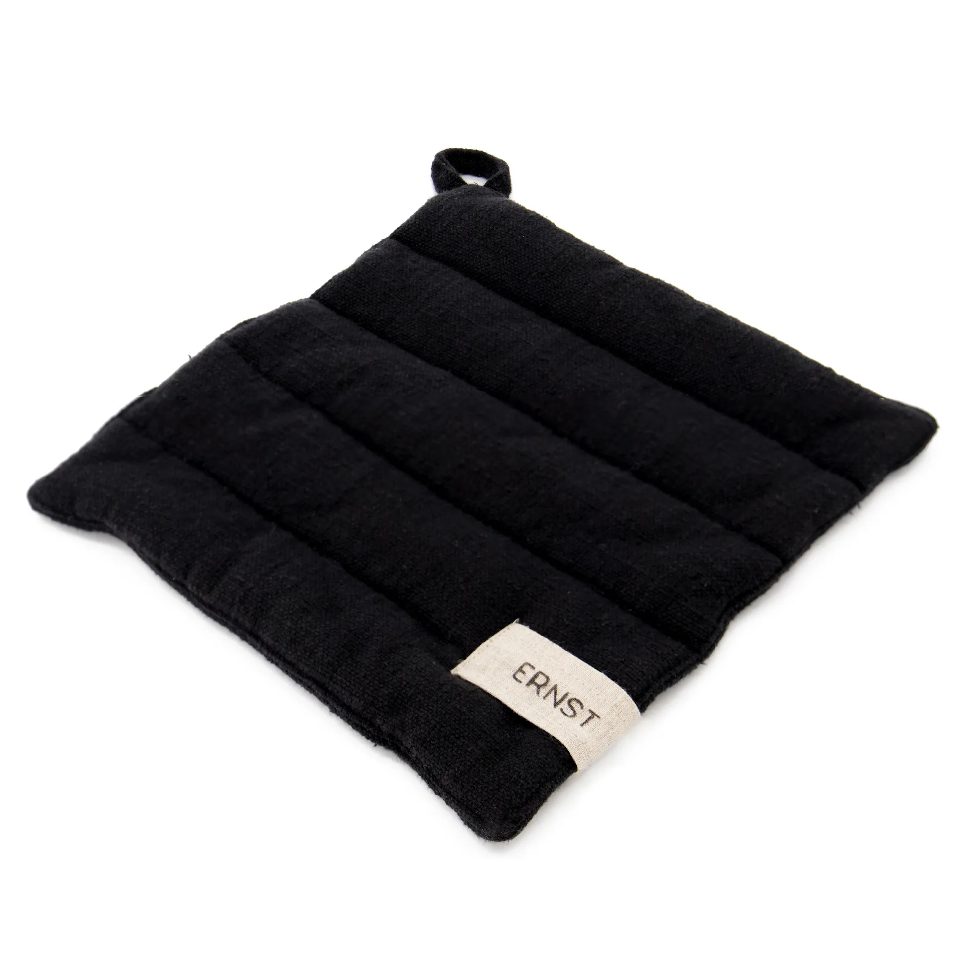 Ernst pot holder cotton, Black ERNST