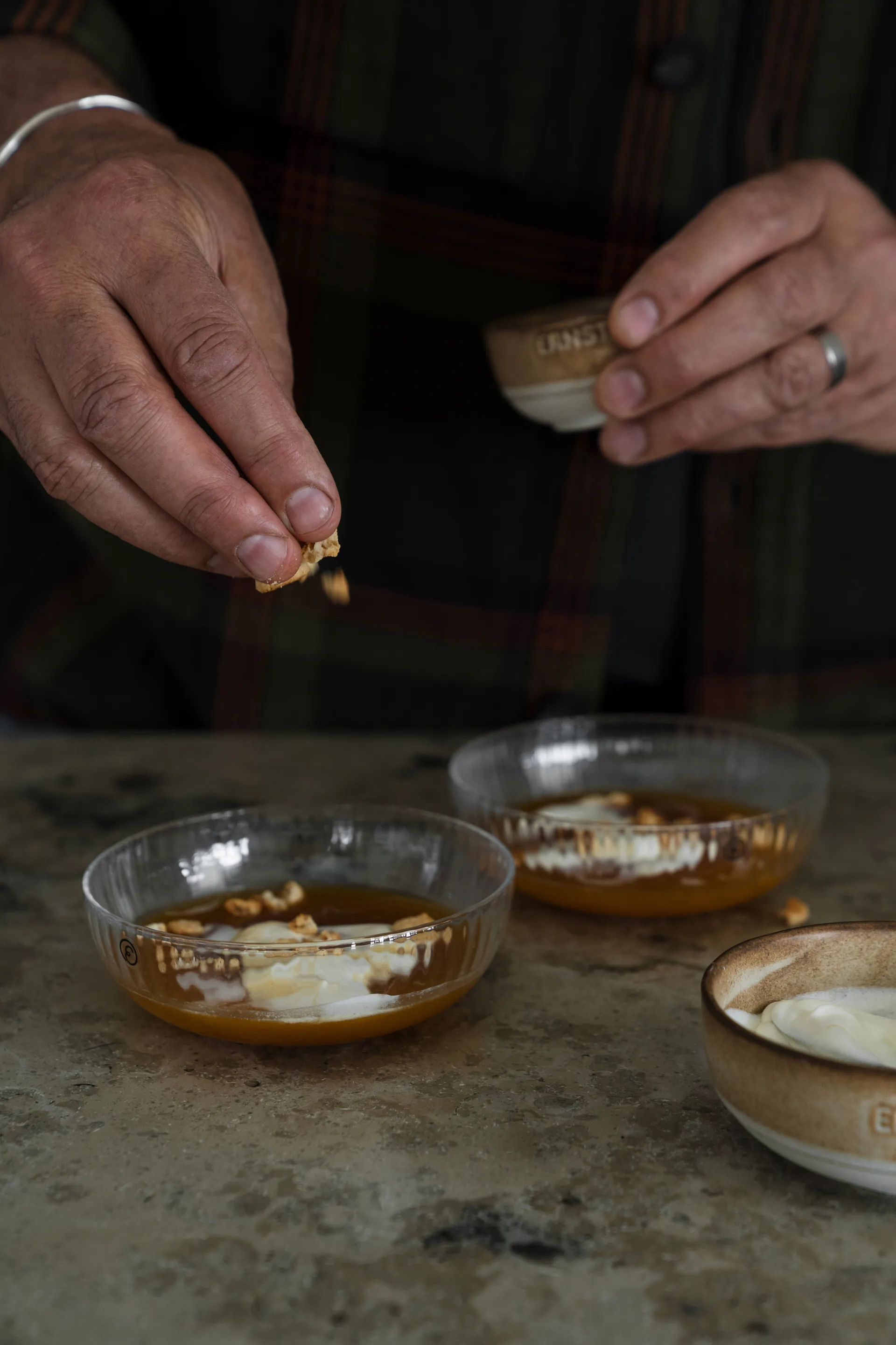 Ernst ribbed glass bowl Ø13 cm, Clear ERNST