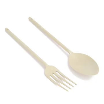 Ernst salad cutlery metal  - Beige - ERNST