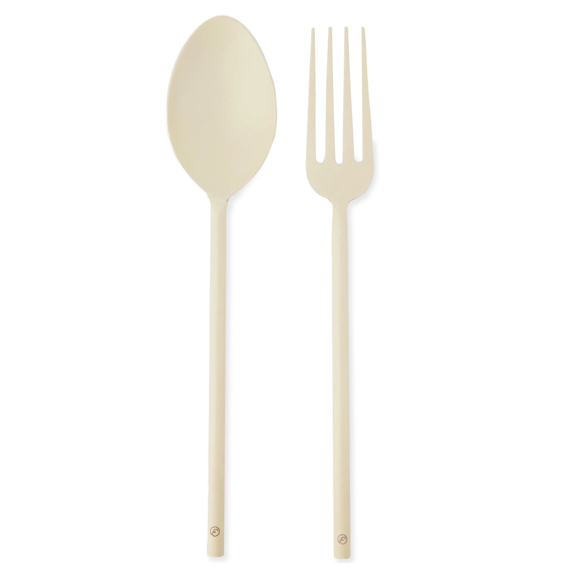 Ernst salad cutlery metal , Beige ERNST