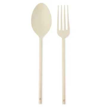 Ernst salad cutlery metal  - Beige - ERNST