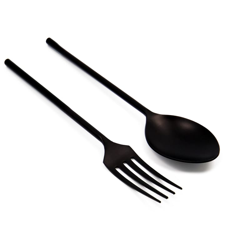 Ernst salad cutlery metal  - Black - ERNST