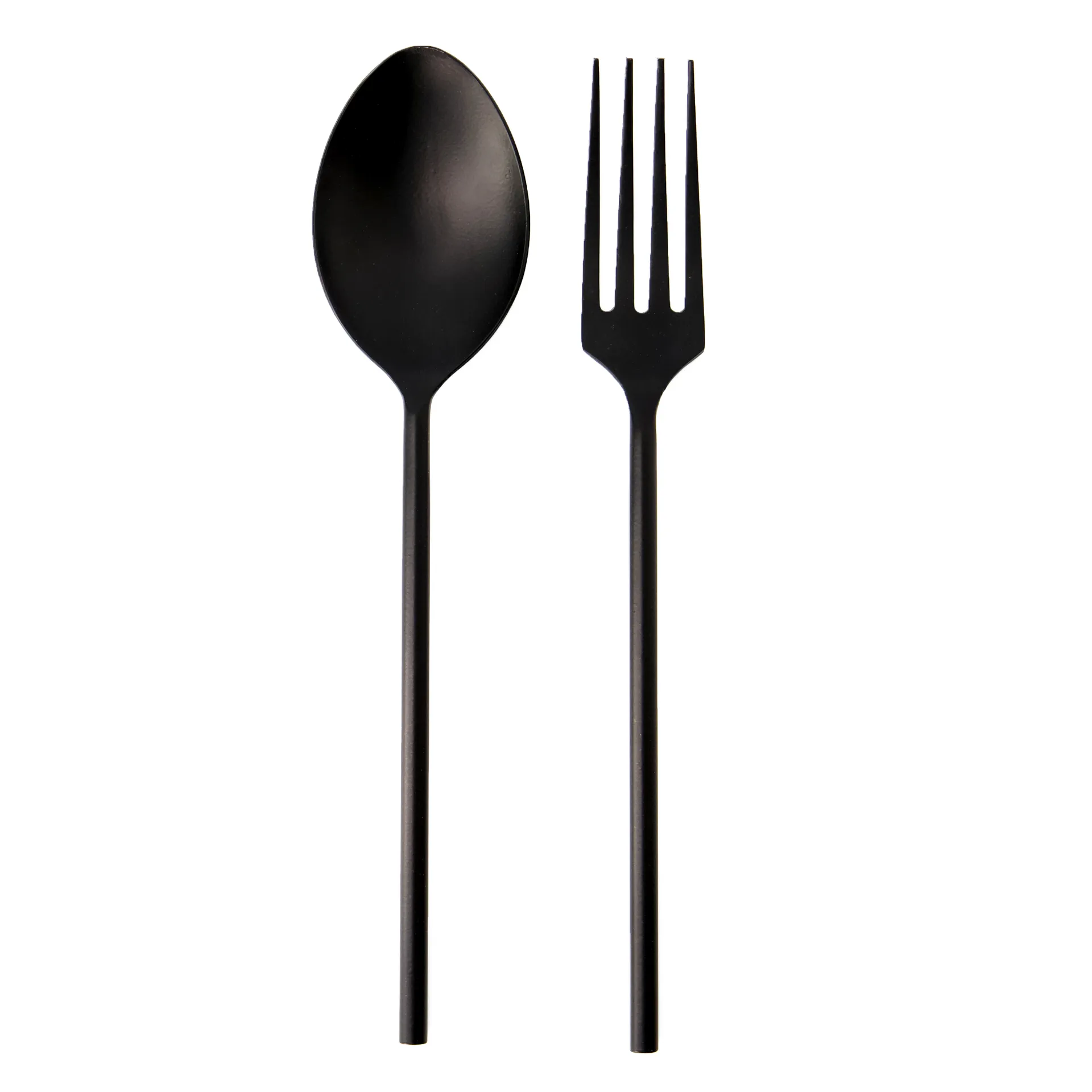 Ernst salad cutlery metal , Black ERNST