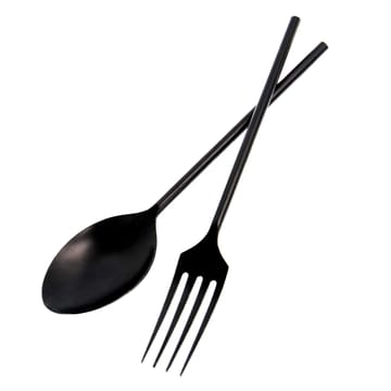 Ernst salad cutlery metal  - Black - ERNST